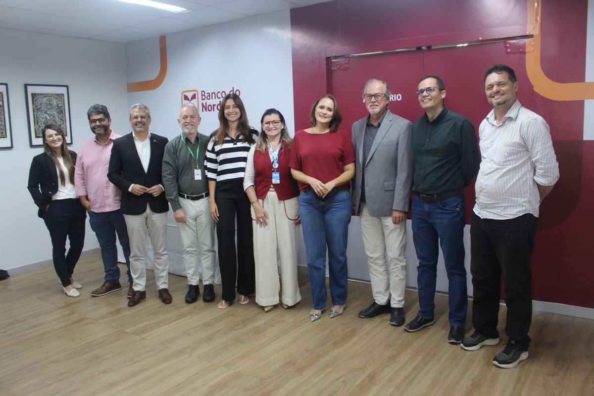 Reunião Farol digital e Banco do Nordeste Realizada na superintendêcia Estadual do Banco em João Pessoa
